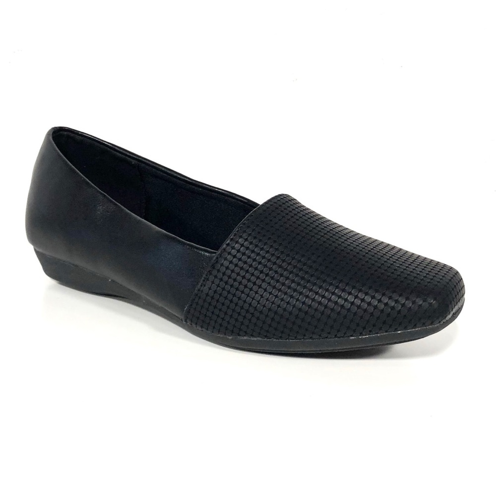 Pierre Dumas Black Flats Slip-on Flats